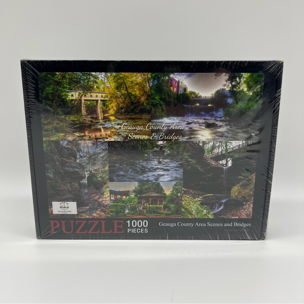 Geauga County Ohio Scenes & Bridges 1000 Piece Puzzle NEW